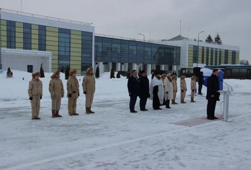 Встреча Российских миротворцев  по прибытию из Казахстана
